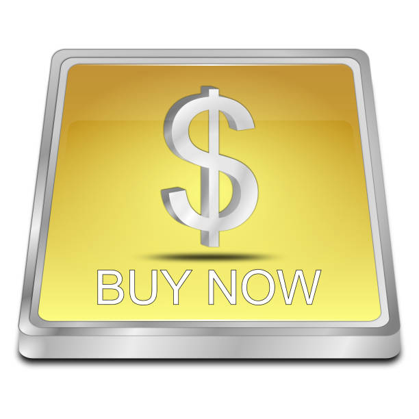 istock Buy now Button with Dollar symbol - 3D illustration 1080211160