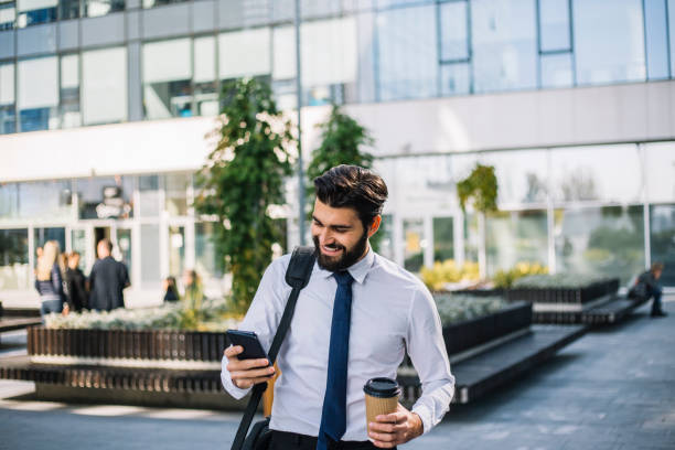 istock Manager with laptop and smart phone 1080211784