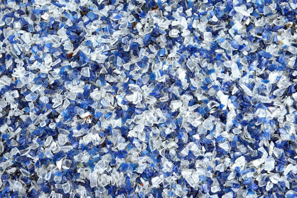istock broken glass for recycling. full frame background. blue 1080217378
