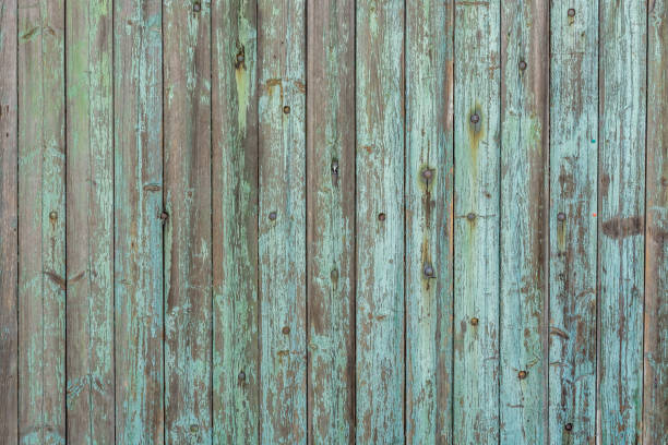 belle texture du bois de vieilles planches de bois et peinture patiné - old textured wood cracked photos et images de collection