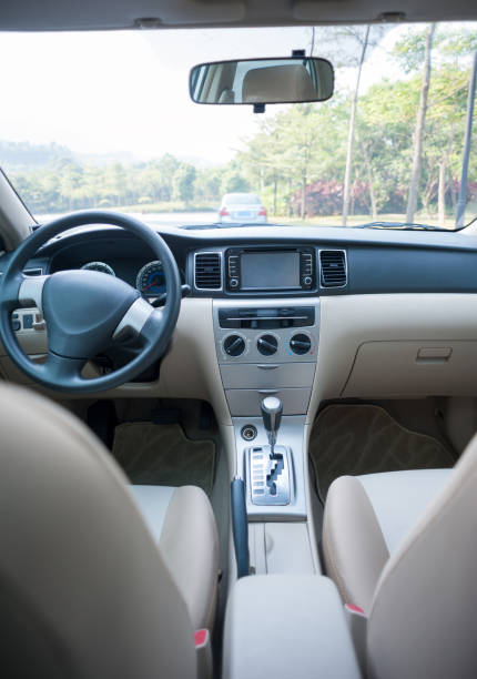 interior of modern car