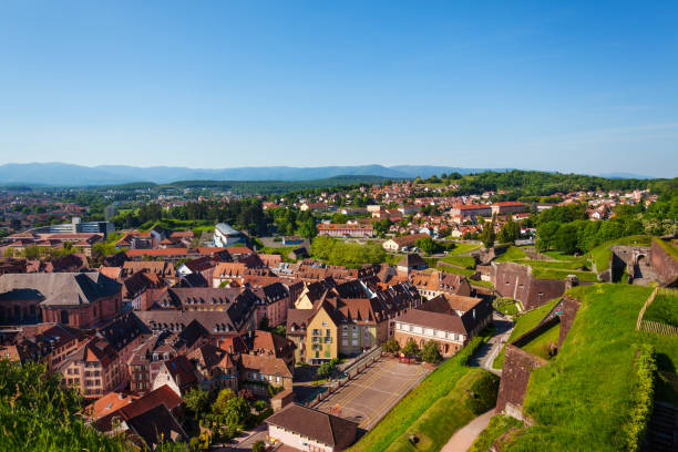 istock Belfort Old Town viewed from Vauban citadel 1080221670