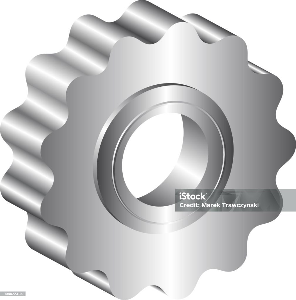 Sprocket Vector Simple Sprocket Stock Illustration - Download Image Now - Cut Out, Design ...