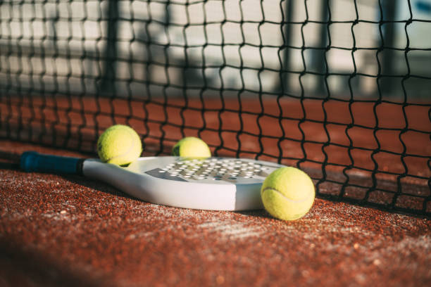 istock Padel blade racket on the floor 1080226182