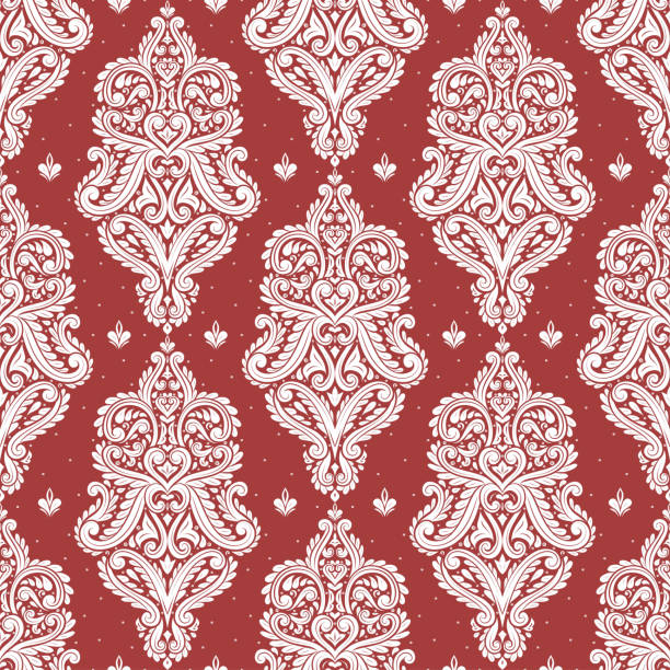 istock Beautiful red and white floral seamless pattern. Vintage vector, paisley elements. Traditional, Turkish, Indian motifs. Great for fabric and textile, wallpaper, packaging or any desired idea. 1080230840