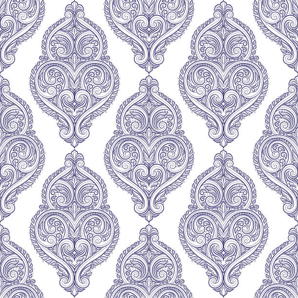 istock Beautiful blue and white floral seamless pattern. Vintage vector, paisley elements. Traditional, Turkish, Indian motifs. Great for fabric and textile, wallpaper, packaging or any desired idea. 1080231156