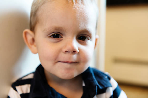 istock A nice boy portrait at home. A two years boy 1080241090