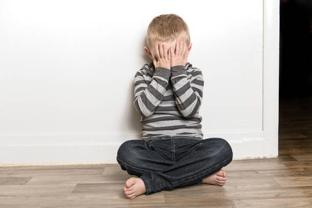 istock Upset problem child concept for bullying, depression stress 1080246858