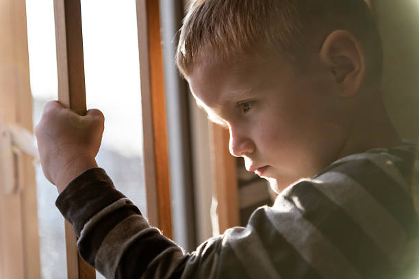 istock Upset problem child concept for bullying, depression stress 1080247476