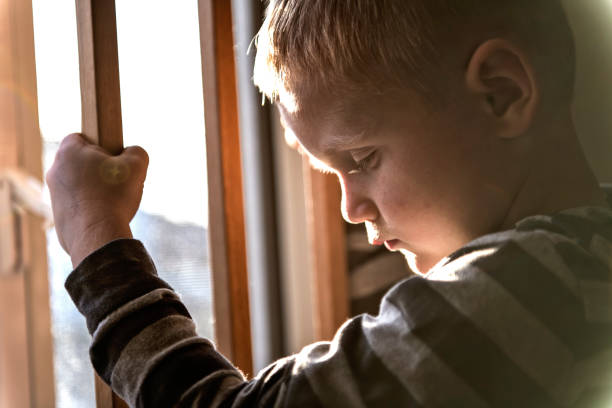 istock Upset problem child concept for bullying, depression stress 1080247506