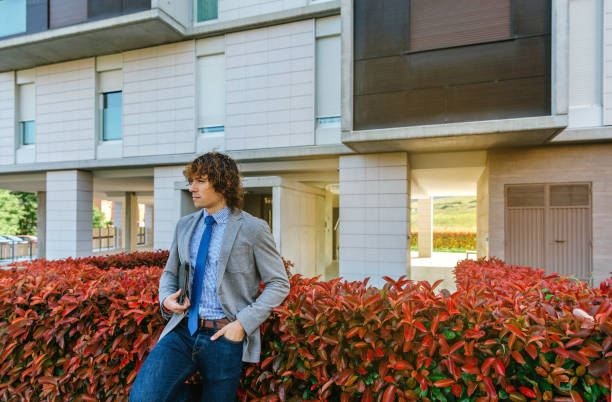 istock Businessman posing in the street 1080274754