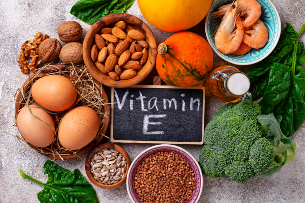 istock Assortment food sources of vitamin E 1080275068