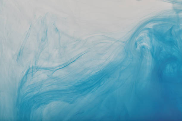istock abstract background with blue swirls of paint 1080277178