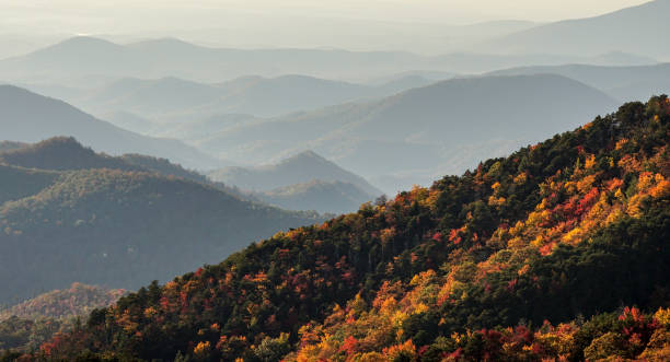 istock fall color ridges and rolling hills and valleys in the Appalachian mountains 1080282928