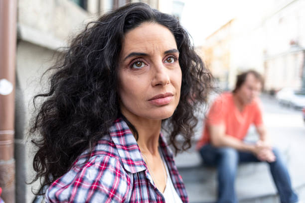 istock Young woman on street 1080288760