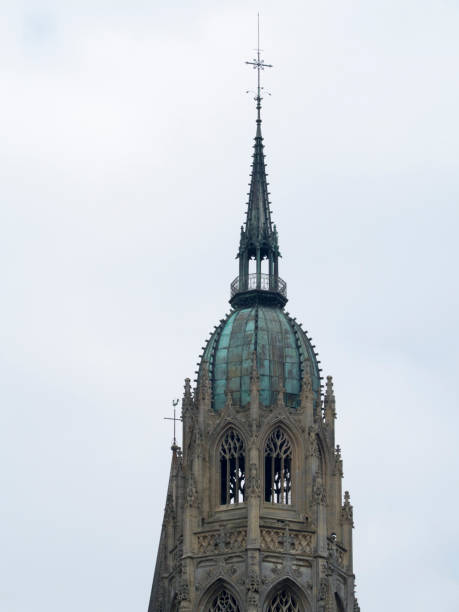 St. James Cathedral on a sunny fall day stands majestically above the street.