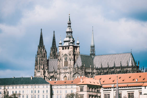 istock Saint Vitus Cathedral in Prague, Czech Republic 1080299996
