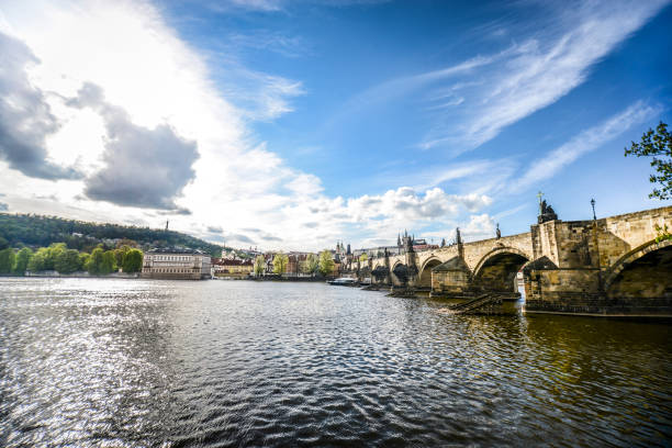 istock Beautiful River View Of Charles Bridge 1080301254