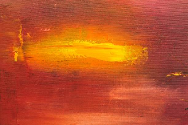 istock Abstract Art Background Orange Yellow Red Coral Magenta 1080302504