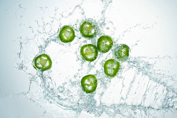 istock Jalapeno Peppers Water Splash 1080304294