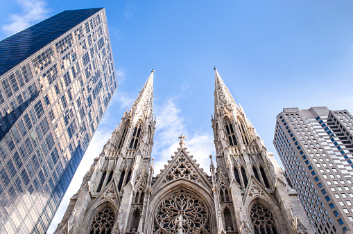St Patrick's Cathedral Manhattan In New York, USA
