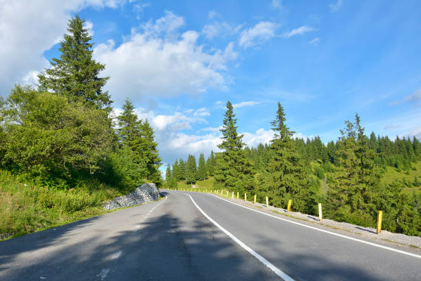 istock Mountain Road in Romania 1080308268