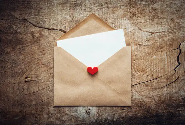 Photo of Love letter envelope