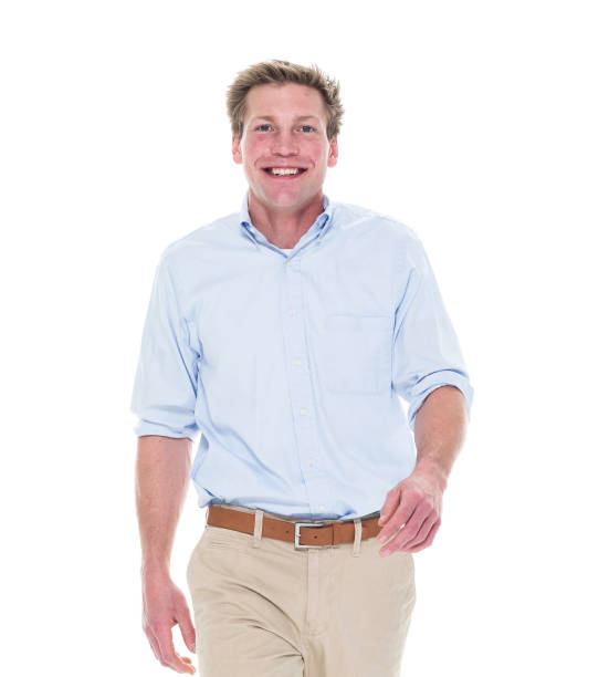 istock Attractive young male walking 1080313146