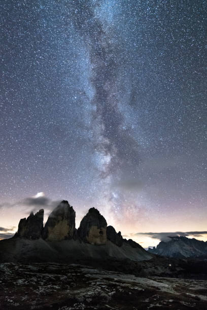 istock Milkyway - Stars - Three Peaks of Lavaredo (Drei Zinnen) 1080315056