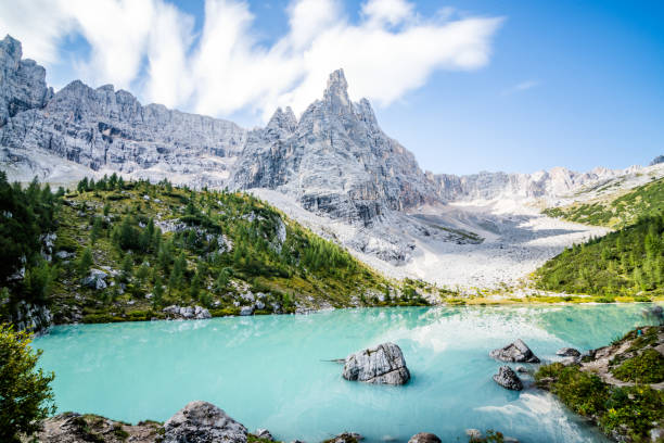 Day picture at the Lago di Sorapis