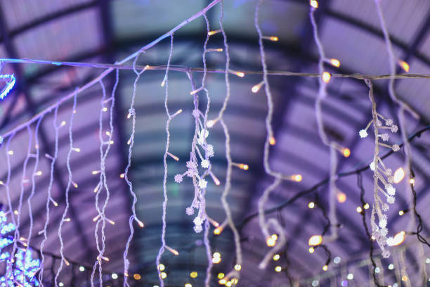 istock New Year, Christmas decorations, lighting, garland bulbs. 1080316358