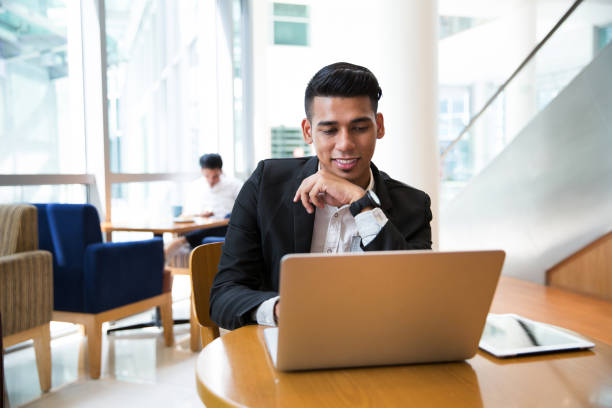 istock Businessman at cafe 1080319218