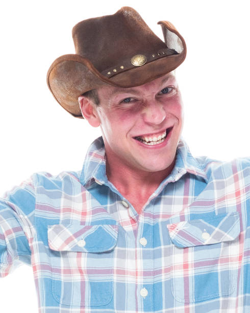 istock Handsome cowboy is excited 1080319680