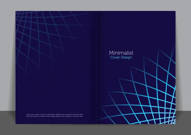 Vector illustration of Minimalist cover design