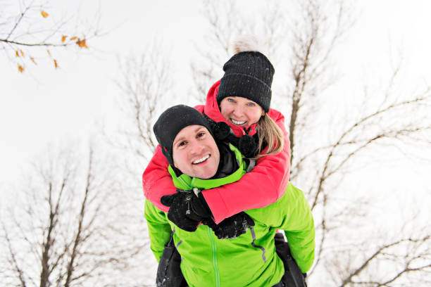 istock Couple on winter, man with his girlfriend 1080325772