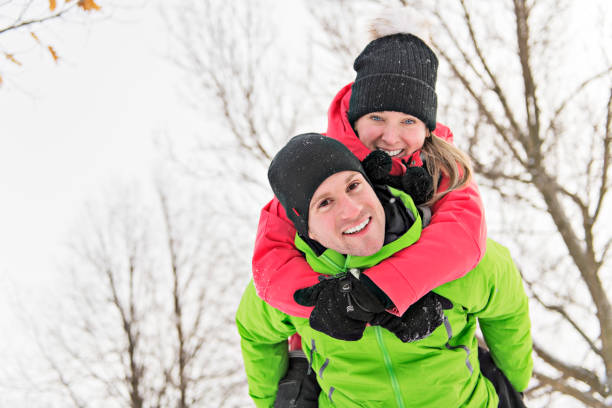 istock Couple on winter, man with his girlfriend 1080325808