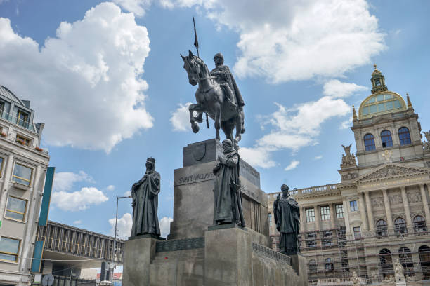 istock Monument of Saint Wenceslas in Prague 1080326596