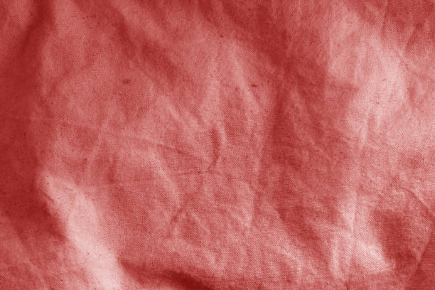 texture de tissu de coton dans la couleur rouge - 13431 photos et images de collection