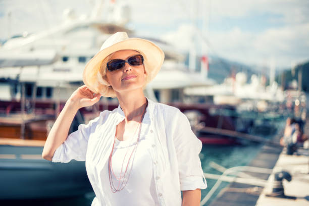 istock Woman at the marina 1080332246