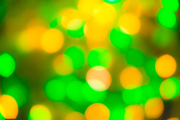 istock Blurred background, texture for design, advertising banner, green bokeh background 1080332614