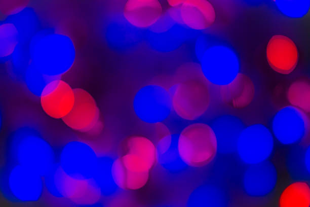 istock Abstract Bokeh Texture. Colorful blue. Defocused background Blurred bright light. 1080332716