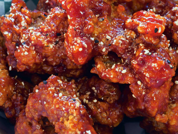 istock Boneless fried chicken close-up Hot and spicy 1080334940