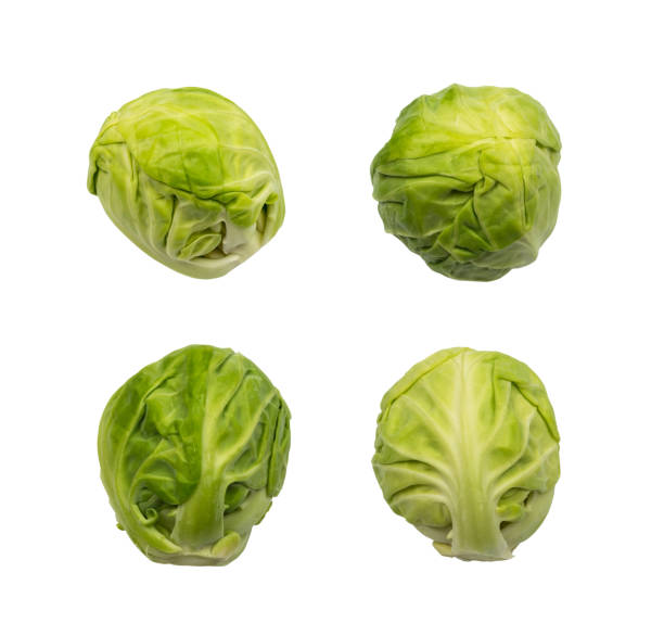 istock Green Brussel Sprouts Isolated 1080339010
