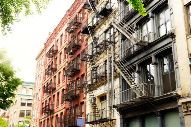 istock Old-fashioned Buildings, SoHo, Manhattan, USA. 1080339586