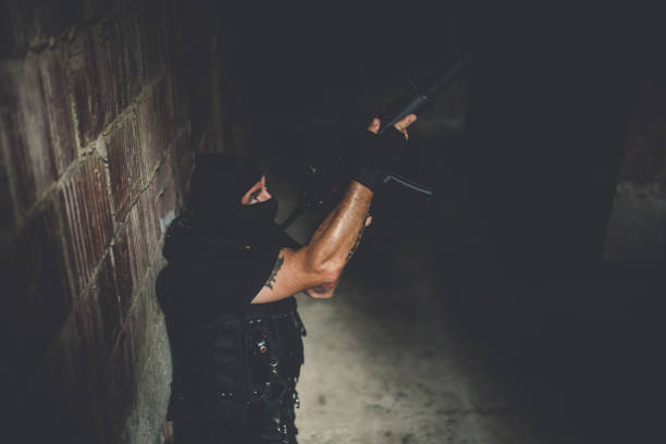 istock Police man in action 1080344880