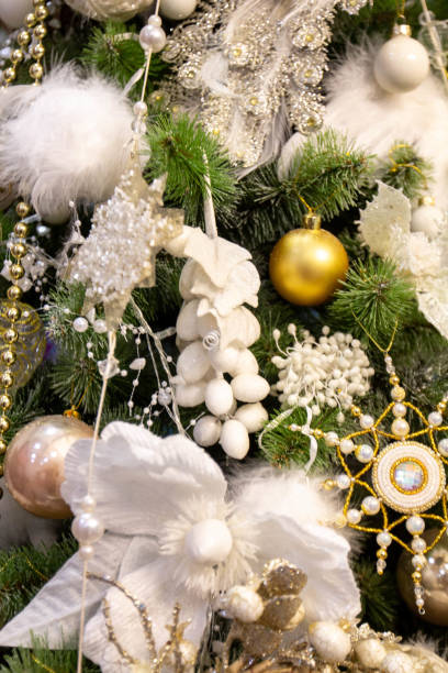 istock Snow-white christmas decorations 1080353460