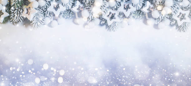 istock Holiday background with christmas tree 1080362798