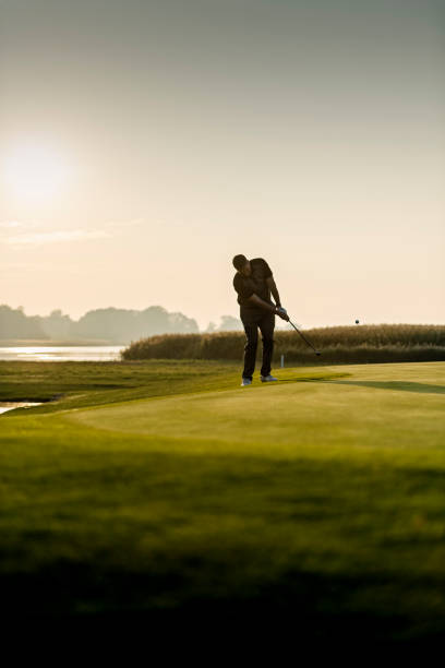 istock Hitting the perfect pitch shot. 1080368126