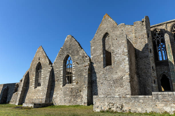 istock Facade of the Saint-Mathieu abbey 1080369742