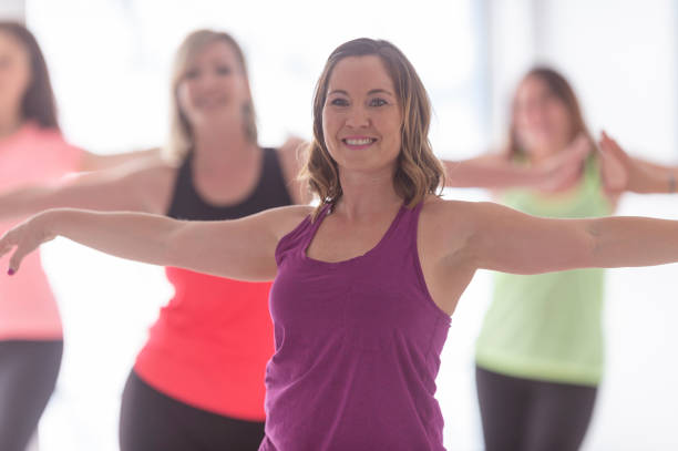 istock Women taking a dance fitness class 1080370954